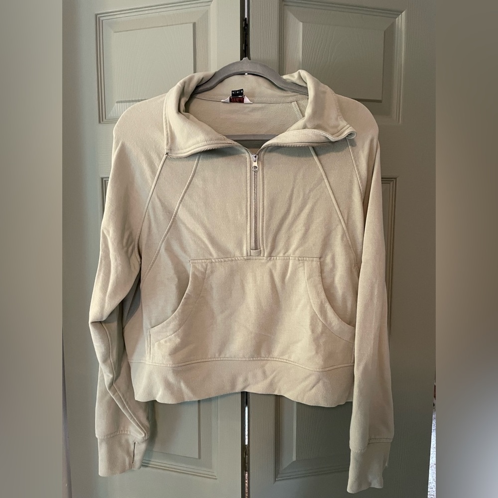 Light green Danskin quarter zip - M